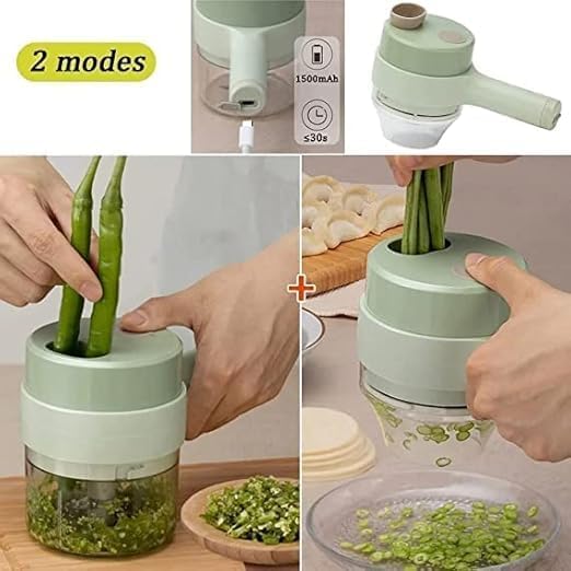 Portable Electric Vegetable Cutter Set