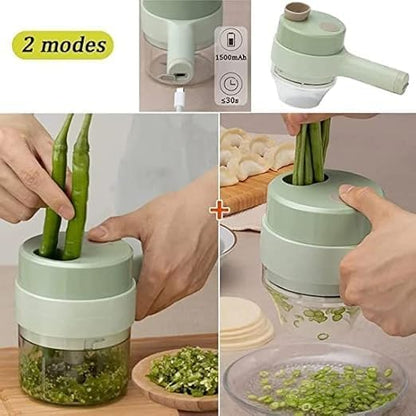 Portable Electric Vegetable Cutter Set