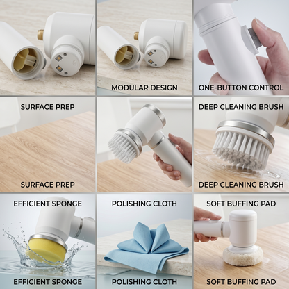 5 in 1 Magic Brush Electric Scrubber